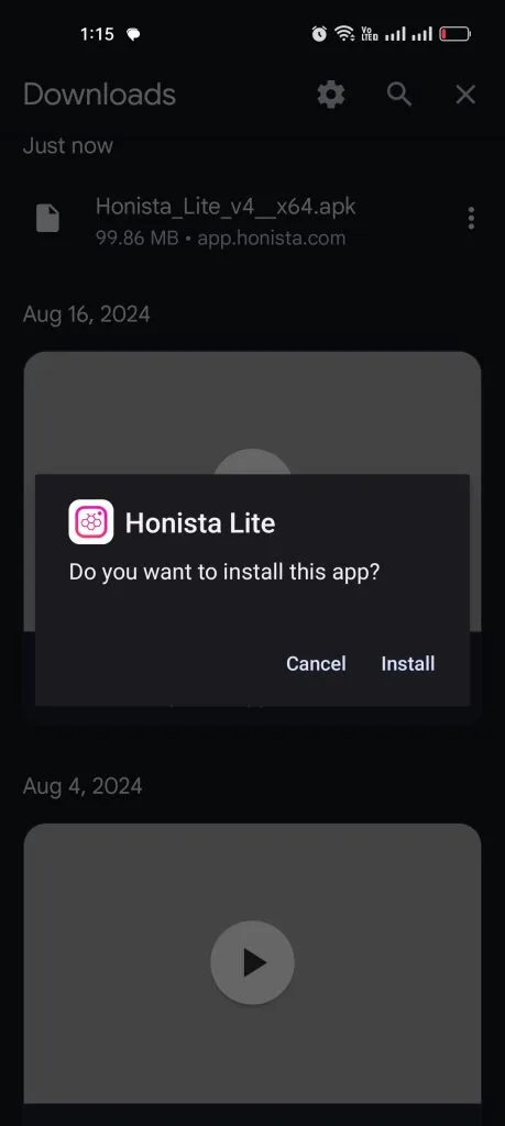 Honista lite ss 2