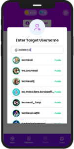After logging in to your instagram account,