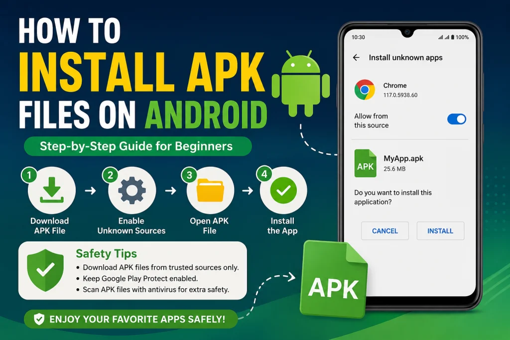 How to Install APK Files on Android 1 How to Install APK Files on Android safely